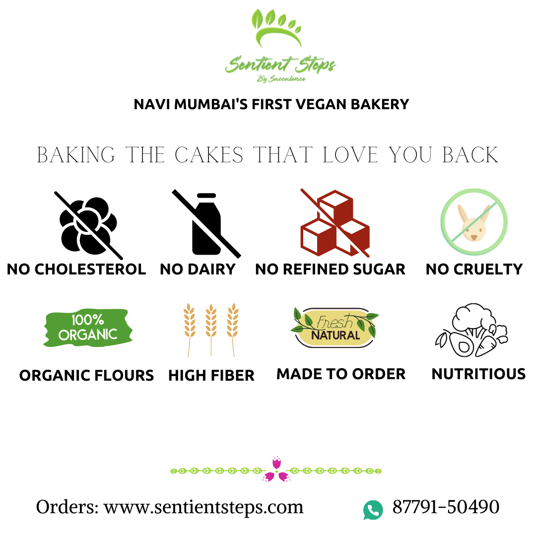 Vegan, gluten free, sugar free, healthy cakes | Home Delivery| Navi Mumbai.