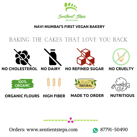 Vegan, gluten free, sugar free, healthy cakes | Home Delivery| Navi Mumbai.