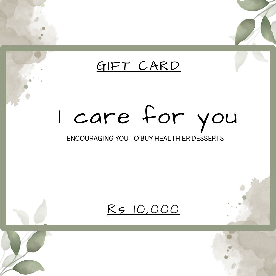 Gift Card - Sentient Steps - Healthy Vegan Cakes