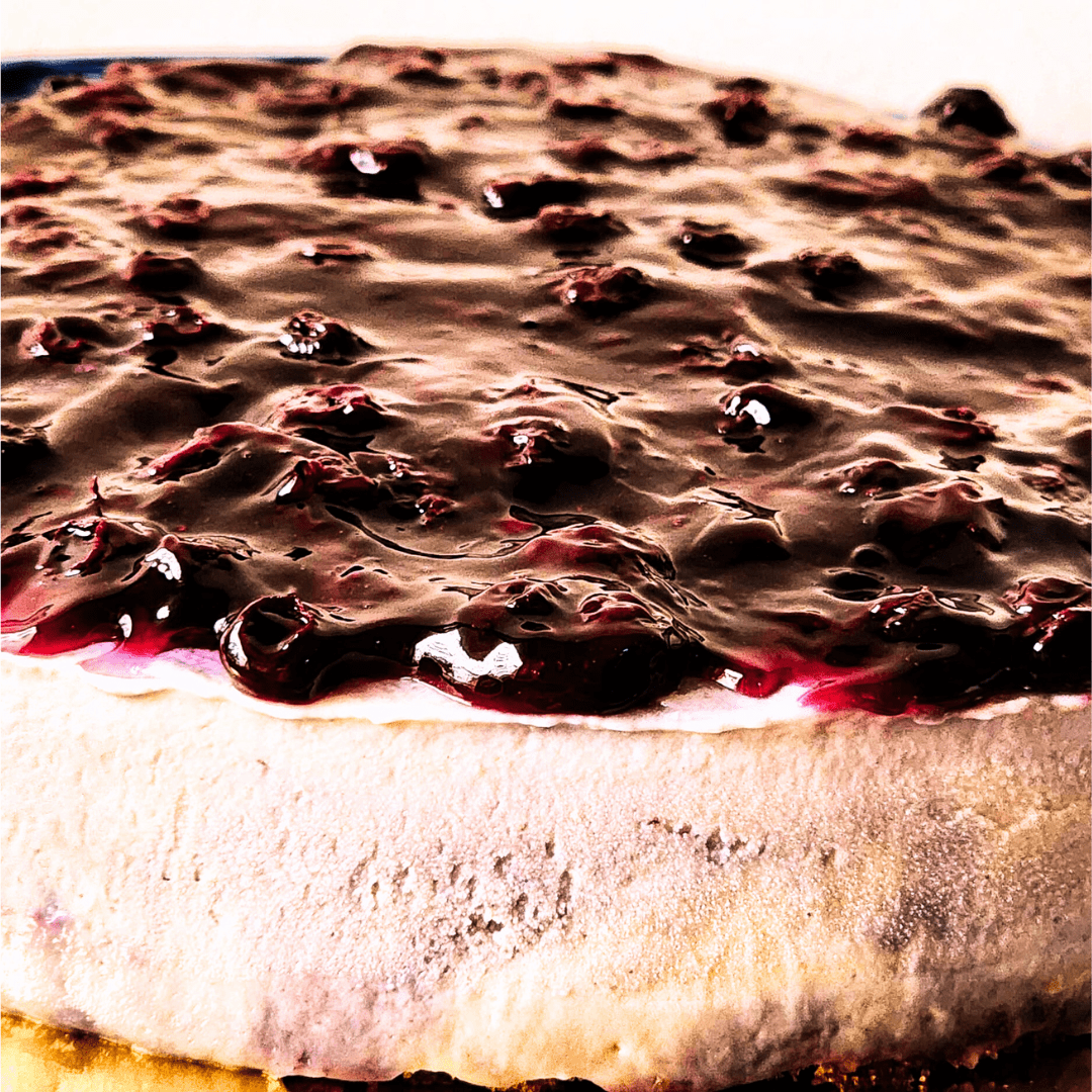Vegan Blueberry Cheesecake - Sentient Steps - Healthy Vegan Cakes
