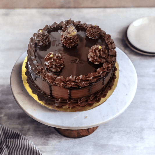 Vegan Belgian Truffle Cake - Sentient Steps - Healthy Vegan Cakes