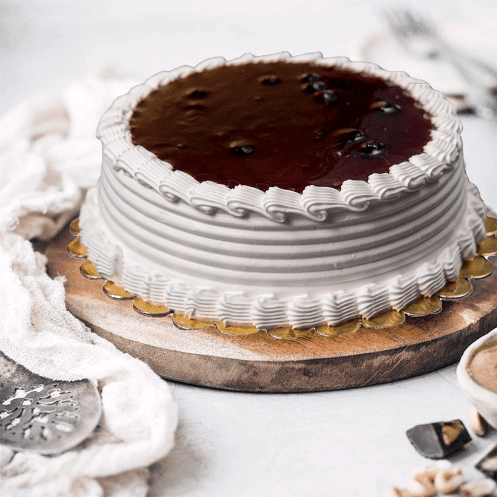 Vegan Blueberry Flavored Cake - Sentient Steps - Healthy Vegan Cakes