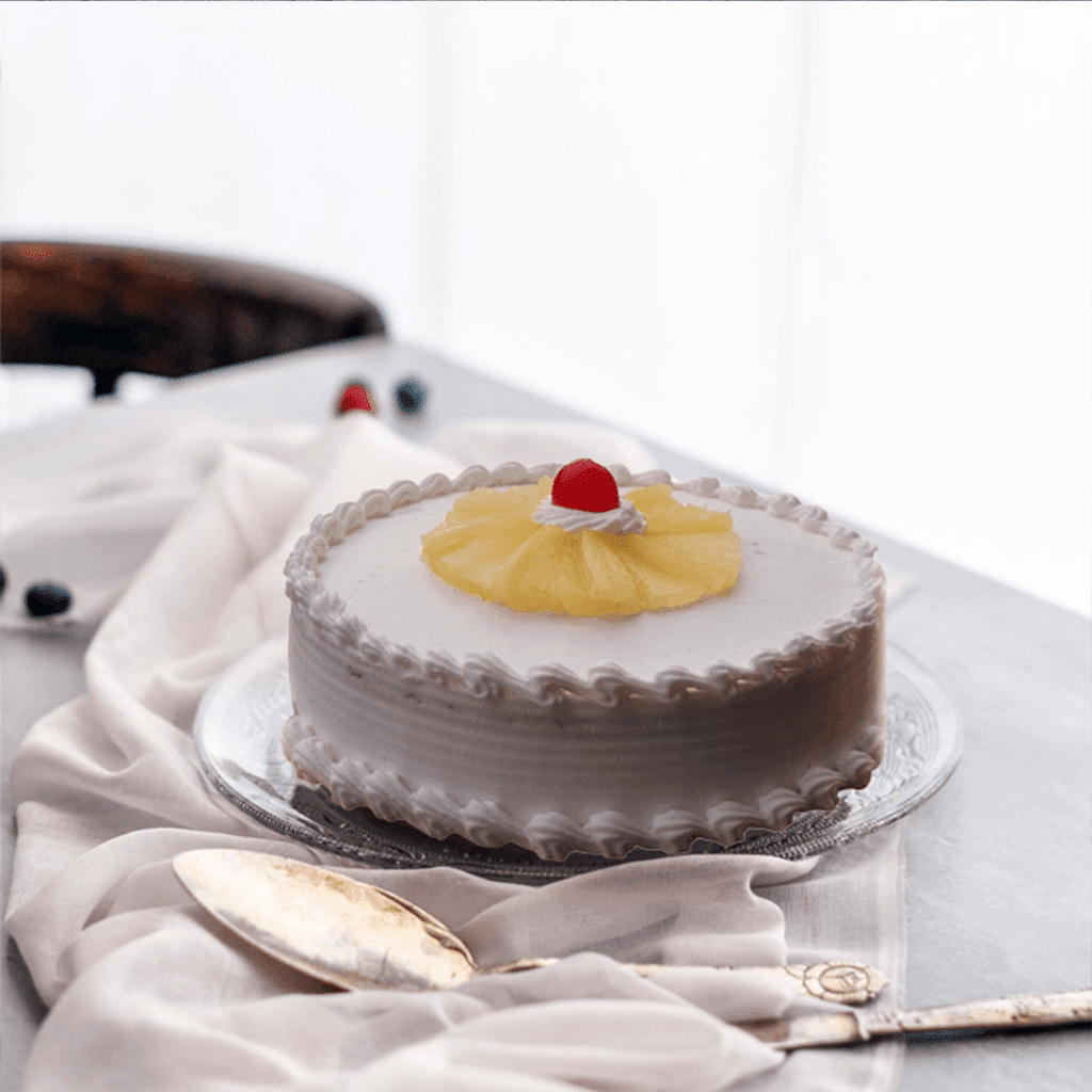 Vegan Pineapple Cake - Sentient Steps - Healthy Vegan Cakes