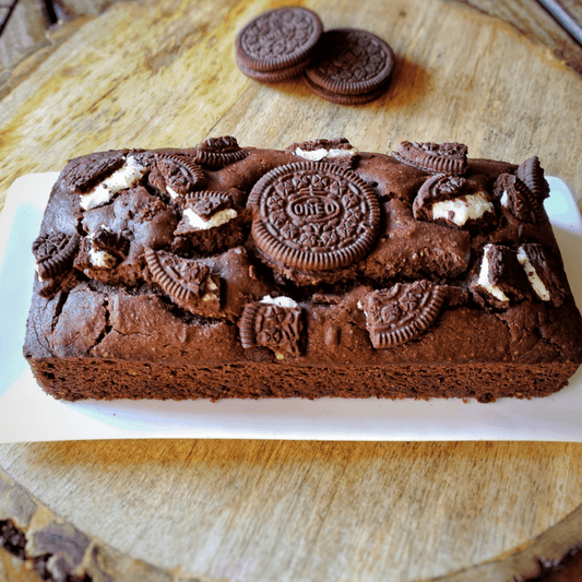 Vegan Chocolate Oreo Tea Cake Loaf - Sentient Steps - Healthy Vegan Cakes