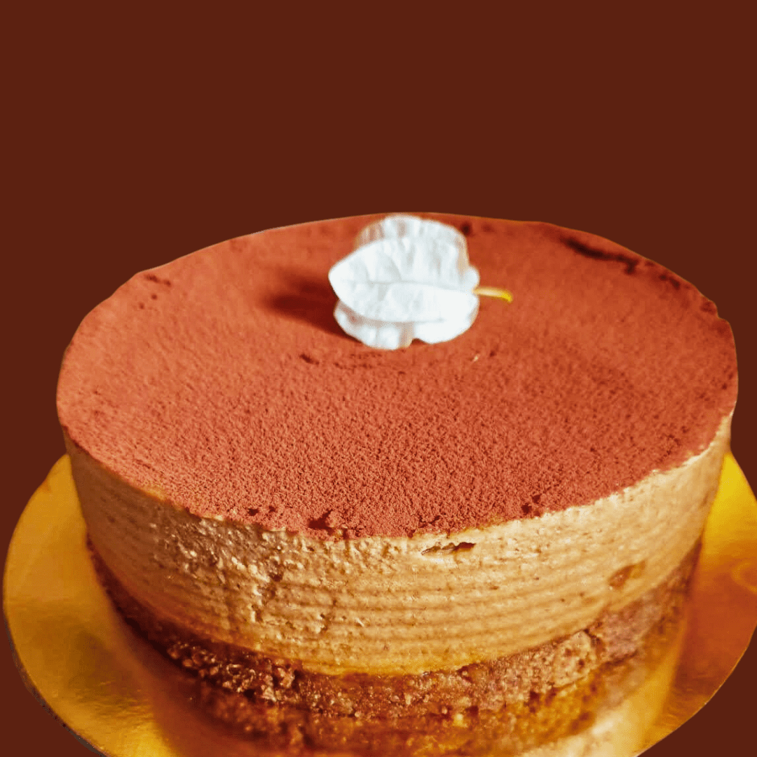 Sugar Free Vegan WFPB Tiramisu - Sentient Steps - Healthy Vegan Cakes