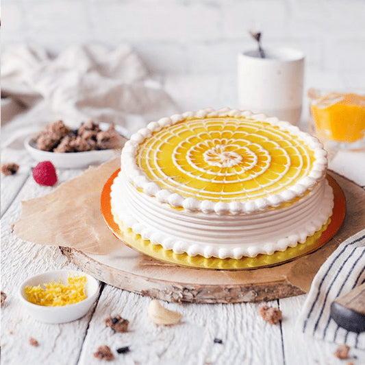 Vegan Mango Flavored Cake - Sentient Steps - Healthy Vegan Cakes
