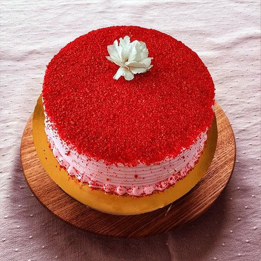 Vegan Red Velvet Cream Cake - Sentient Steps - Healthy Vegan Cakes