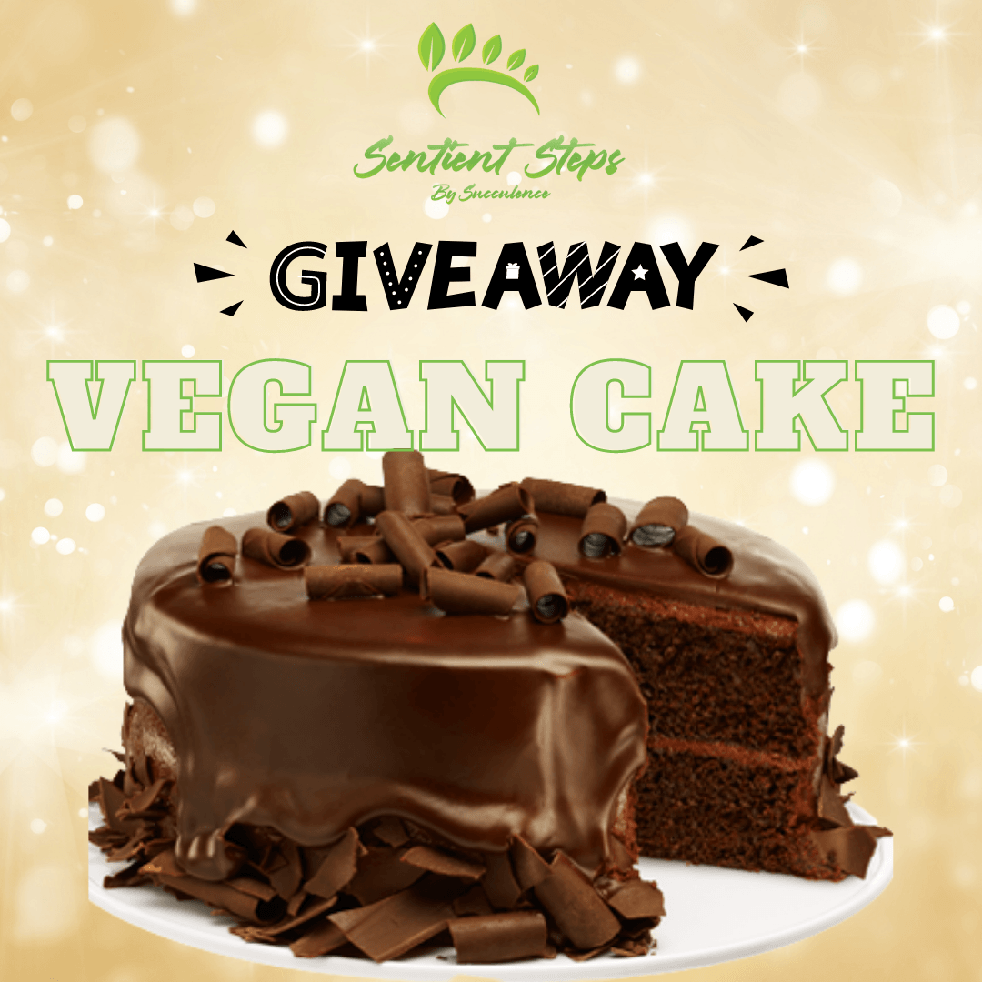 New Year Giveaway : Free Vegan Cake - Sentient Steps