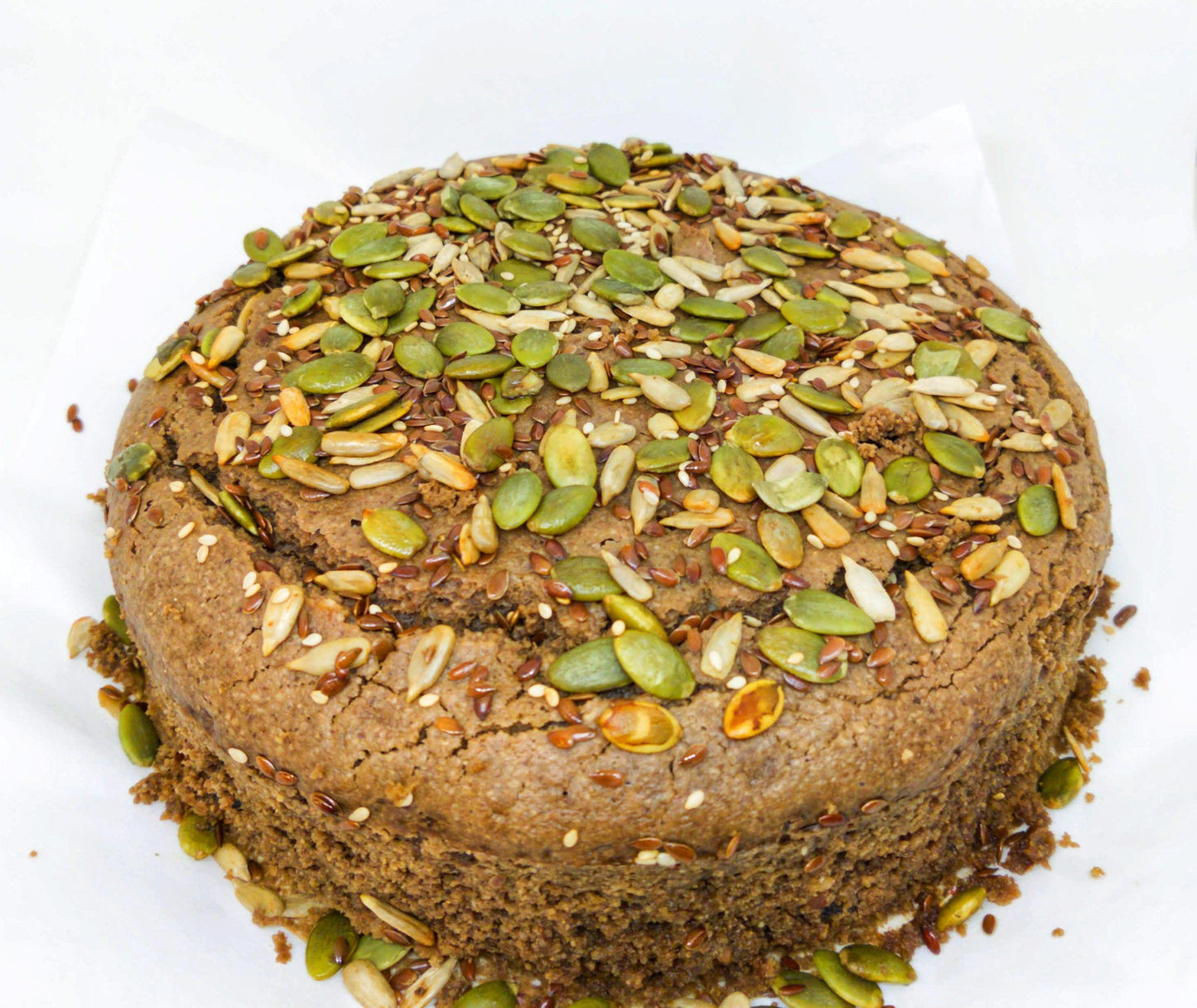 Gluten-Free Protein Rich Nut & Seed Cake - Sentient Steps - Healthy Vegan Cakes