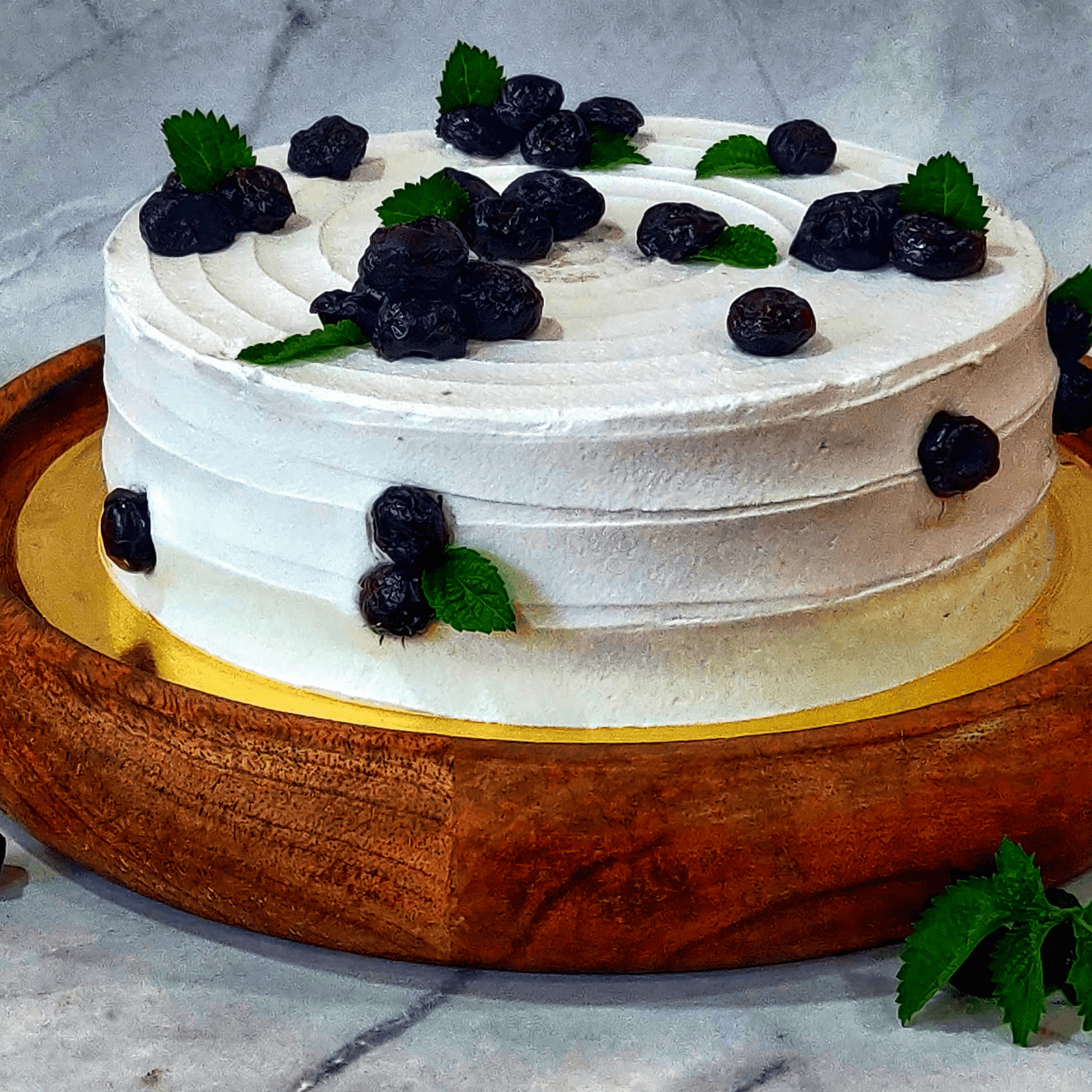 Vegan Dried Blueberry Cake - Sentient Steps